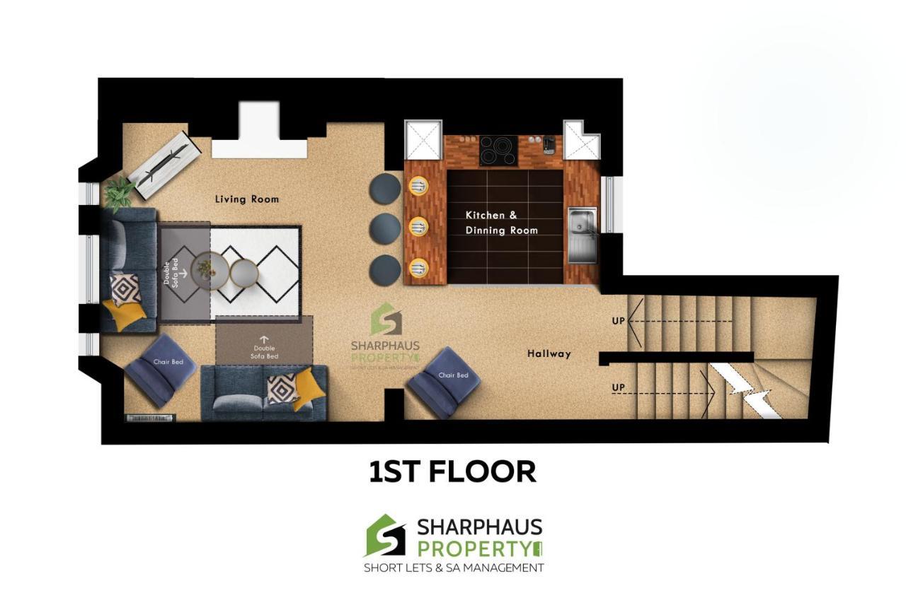 Charming Luxury 3Bed Apartment In A Prime Location By Sharphaus Short Lets & Serviced Accommodation Management Hove Exterior foto